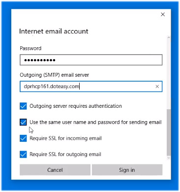 how do i change the email settings connected to my microsoft account