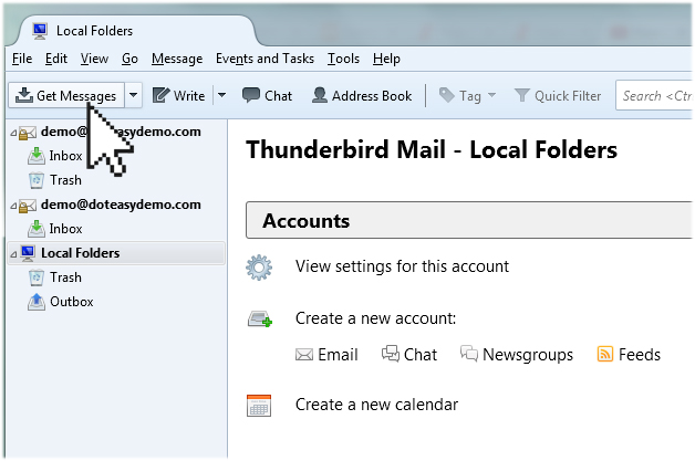 how to export mozilla thunderbird email